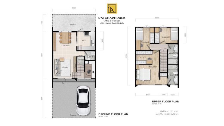 ภาพแบบบ้าน-บ้านแฝด สไตล์นอร์ดิก