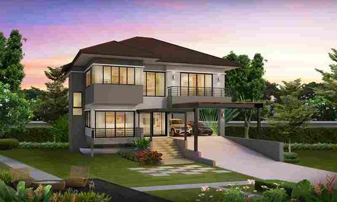 แบบบ้านสไตล์คอนเทมโพรารี่ G7CgH0pz