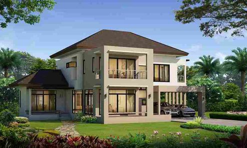 แบบบ้านสไตล์คอนเทมโพรารี่ tyrytIoh