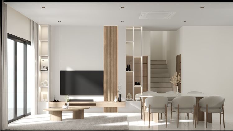 ภาพแบบบ้าน-บ้านณภพ บ้านแฝดสองชั้น