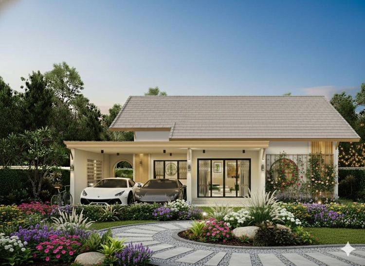 ภาพแบบบ้าน-โคฟูกุ แบบบ้านสไตล์มินิมอลมูจิ