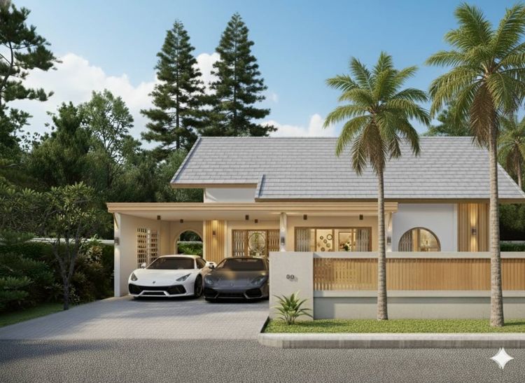 ภาพแบบบ้าน-โคฟูกุ แบบบ้านสไตล์มินิมอลมูจิ