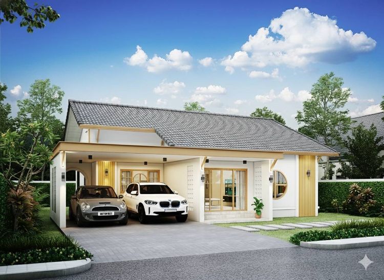 ภาพแบบบ้าน-โคฟูกุ แบบบ้านสไตล์มินิมอลมูจิ