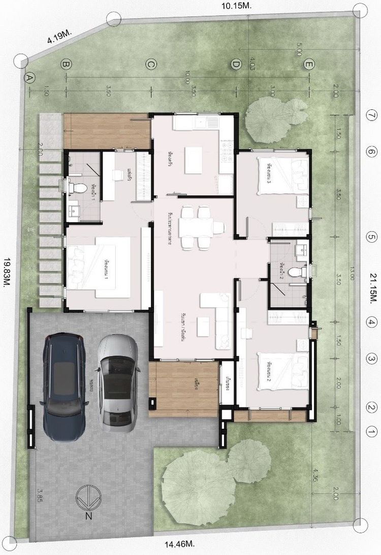 ภาพแบบบ้าน-แบบที่ 1
