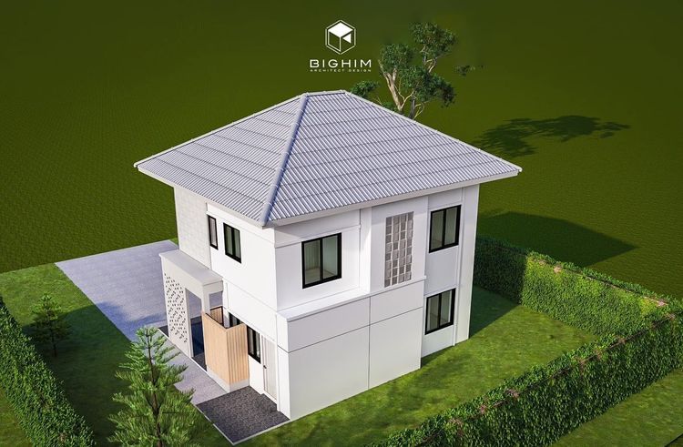 ภาพแบบบ้าน-แบบบ้านสไตล์อิงลิช ไทป์เอ