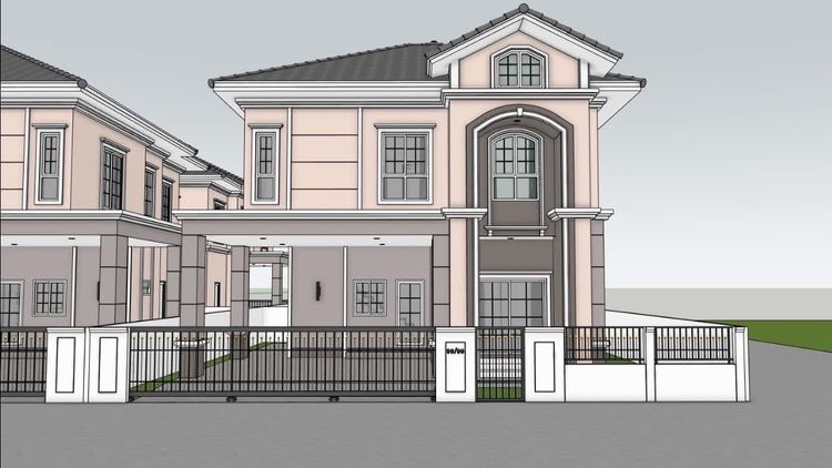 ภาพแบบบ้าน-แบบบ้านสไตล์อิงลิช ไทป์บี