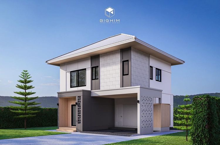 ภาพแบบบ้าน-แบบบ้านสไตล์อิงลิช ไทป์เอ