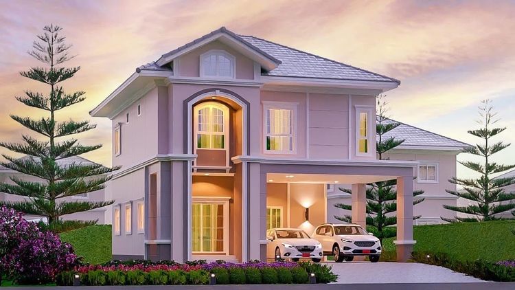 ภาพแบบบ้าน-แบบบ้านสไตล์อิงลิช ไทป์บี