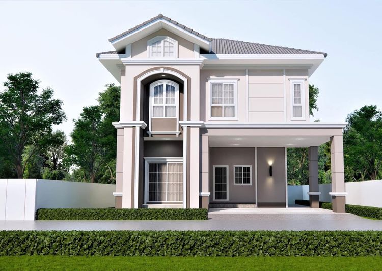 ภาพแบบบ้าน-แบบบ้านสไตล์อิงลิช ไทป์บี