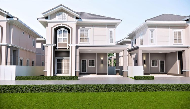 ภาพแบบบ้าน-แบบบ้านสไตล์อิงลิช ไทป์บี