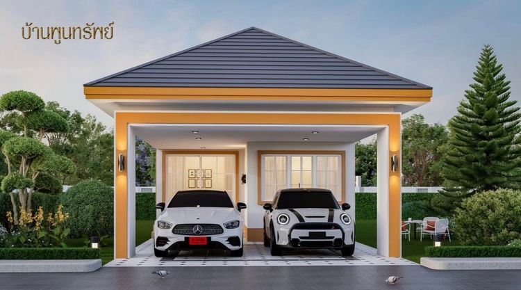 ภาพแบบบ้าน-บ้านเดี่ยว ขนาด 43.7 ตารางวา