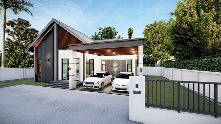 ภาพแบบบ้าน-แบบบ้านสไตล์ลัคชูรี่