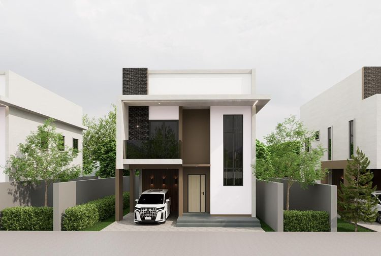 ภาพแบบบ้าน-โมเดิร์น