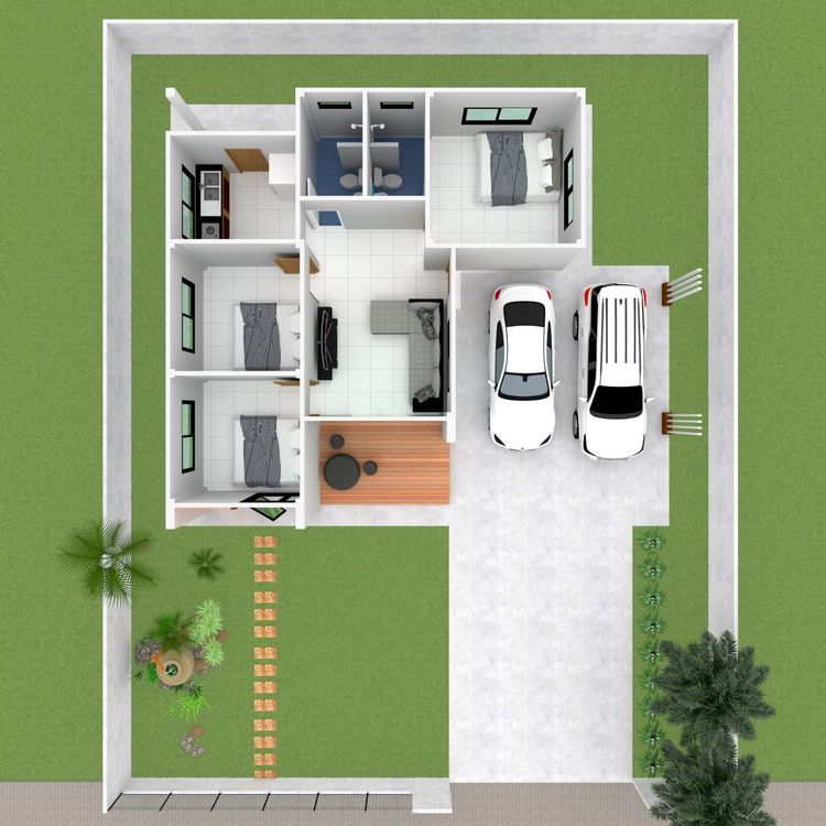 ภาพแบบบ้าน-บ้านเดี่ยว