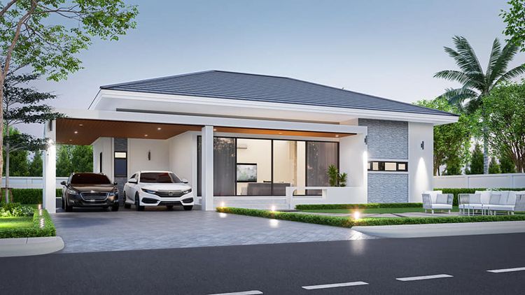 ภาพแบบบ้าน-บ้านเดี่ยว