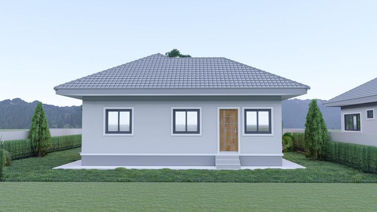 ภาพแบบบ้าน-ทรงปั้นหยา