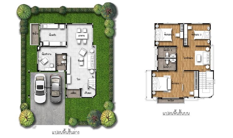 ภาพแบบบ้าน-ศุภดำรง