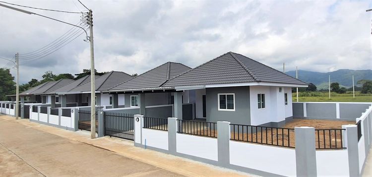 ภาพแบบบ้าน-บ้านแฝดชั้นเดียว