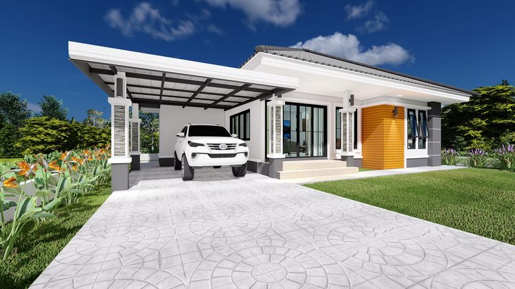 ภาพแบบบ้าน-บ้านทรงปั้นหยา