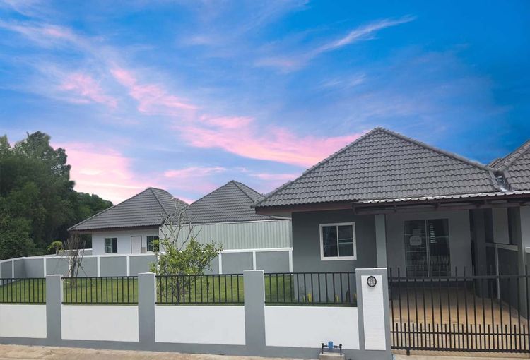 ภาพแบบบ้าน-บ้านแฝดชั้นเดียว