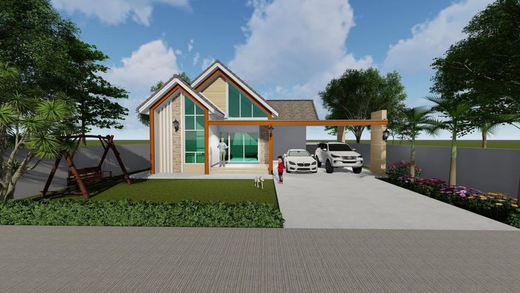 ภาพแบบบ้าน-บ้านเดี่ยว