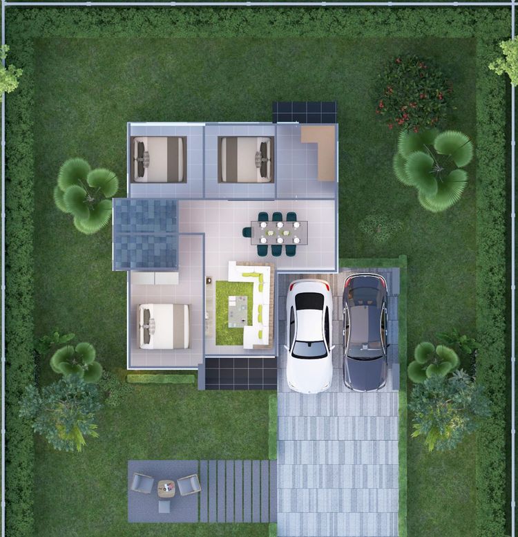 ภาพแบบบ้าน-คอนเทมโพรารี่