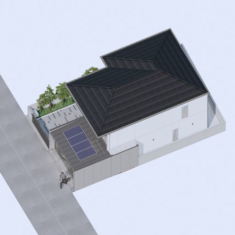 ภาพแบบบ้าน-บ้านเขตร้อน  modern minimal