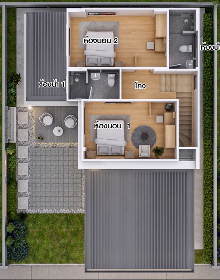 ภาพแบบบ้าน-บ้านเดี่ยวเฟส 9 Type B