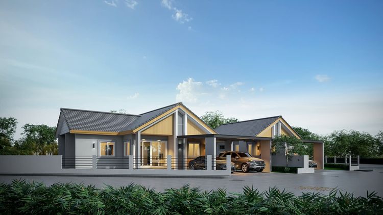 ภาพแบบบ้าน-บ้านเดี่ยว