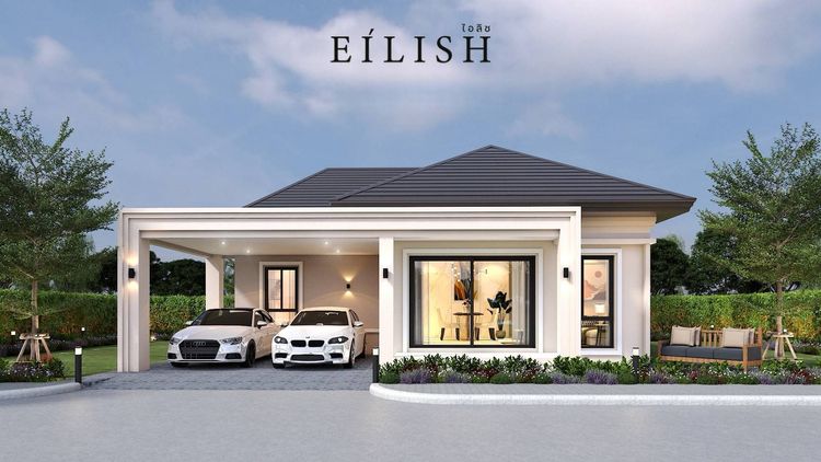 ภาพแบบบ้าน-แบบบ้านสไตล์โมเดิร์น คอนเทมโพรารี่ ไทป์เอ