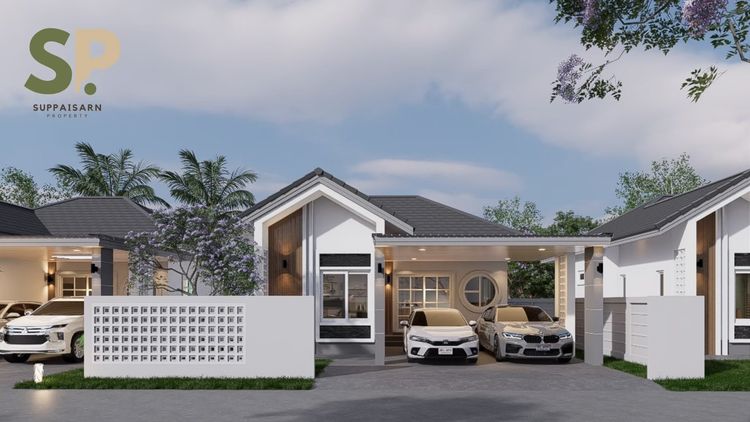 ภาพแบบบ้าน-บ้านเดี่ยว ชั้นเดียว