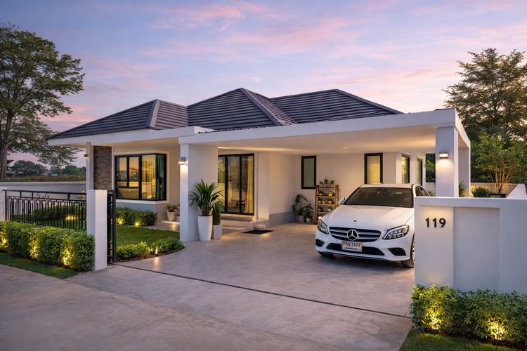 ภาพแบบบ้าน-สไตล์คอนเทมโพรารี่