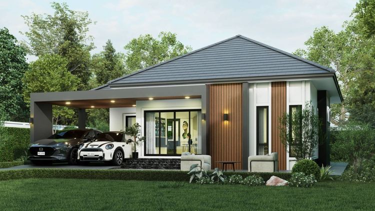 ภาพแบบบ้าน-บ้านเดี่ยวปั้นหยา