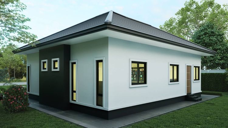 ภาพแบบบ้าน-บ้านเดี่ยวปั้นหยา