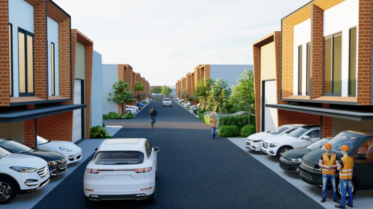 ภาพแบบบ้าน-มินิแฟคทอรี่ 2 ชั้น