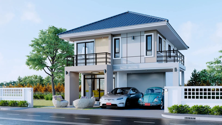 ภาพแบบบ้าน-คอนเทมโพรารี่