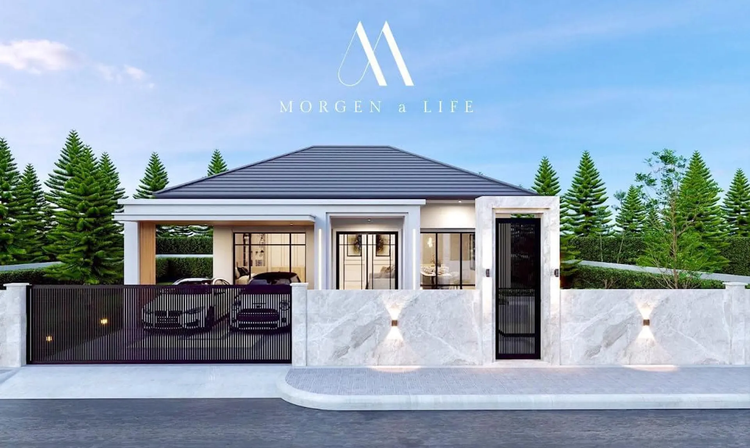 ภาพแบบบ้าน-1 โมเดิร์น Luxury สมัยใหม่