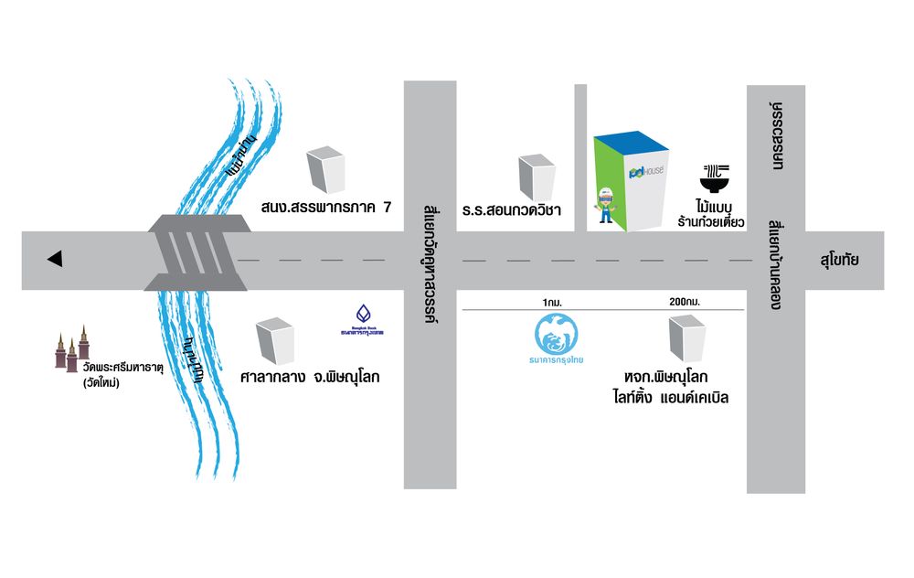 แผนที่การเดินทาง