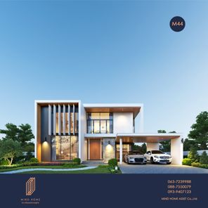 แบบบ้านสไตล์โมเดิร์น  ลักชูรี่ OZB4F9Lb