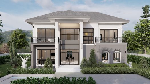 แบบบ้านสไตล์โมเดิร์น ลักชูรี่ sPzhf7na