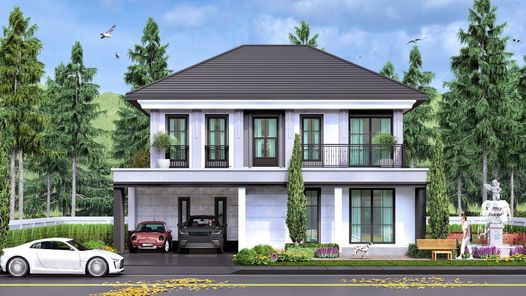 แบบบ้านสไตล์โมเดิร์น ลักชูรี่ 5DpnPiPV