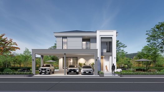 แบบบ้านสไตล์โมเดิร์น  ทรอปิคอล IQiSnitM