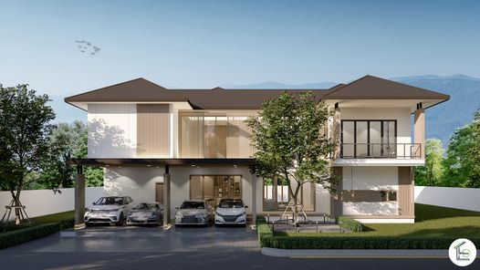 แบบบ้านสไตล์คอนเทมโพรารี่ ลักชูรี่ Zesyf8kz