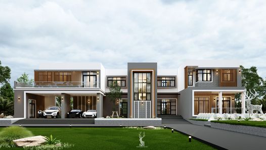 แบบบ้านสไตล์โมเดิร์น ลักชูรี่ dmcPg7Dy