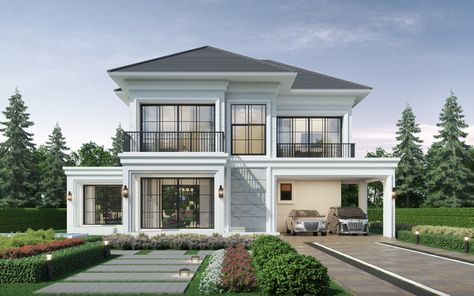 แบบบ้านสไตล์คอนเทมโพรารี่ Pz0YwHtD