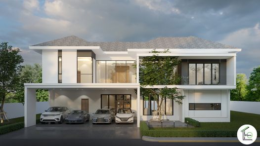 แบบบ้านสไตล์คอนเทมโพรารี่ ลักชูรี่ 7eYOslV3