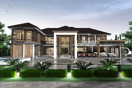 แบบบ้านสไตล์โมเดิร์น ลักชูรี่ hBJLpLoK