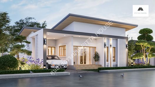 แบบบ้านสไตล์โมเดิร์น iOmM7072