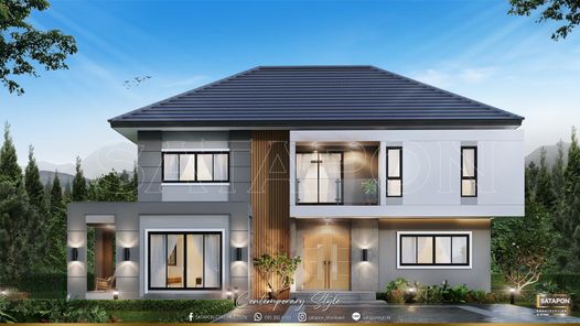 แบบบ้านสไตล์โมเดิร์น  ทรอปิคอล BpydwSux