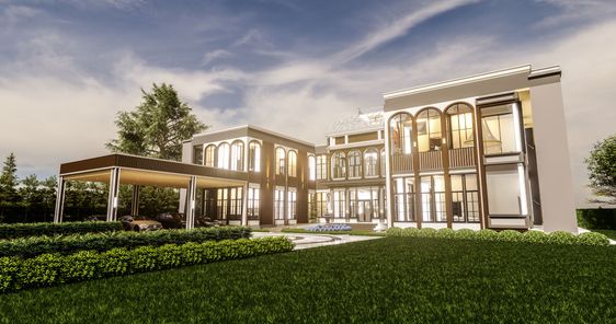 แบบบ้านสไตล์คอนเทมโพรารี่ ลักชูรี่ xrzg7ujM